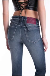 Calça Overcast Elastic Blue Skinny 1413 Lav.Escuro C/Tank