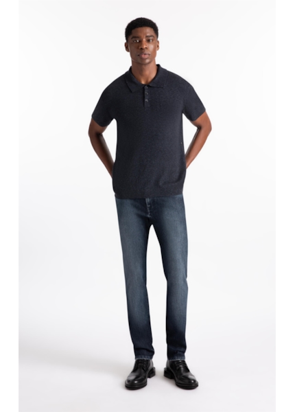 Calça Overcast Elastic Blue Slim Lav. Escuro