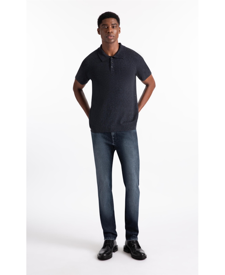 Calça Overcast Elastic Blue Slim Lav. Escuro