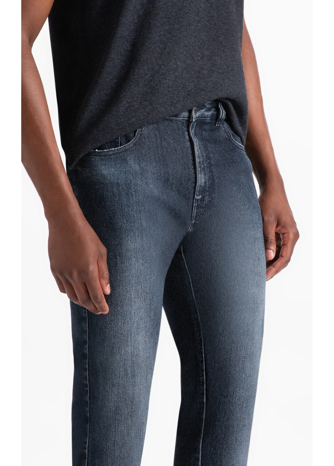 Calça Overcast Elastic Blue Slim Lav. Escuro