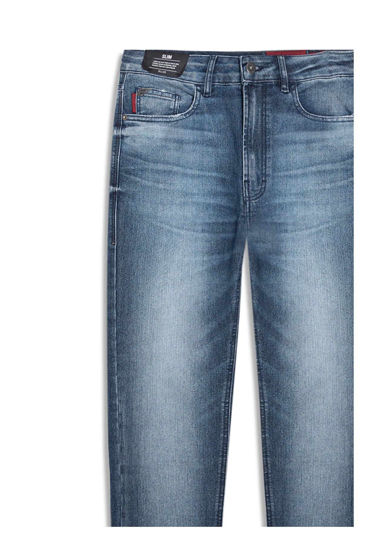 Calça Overcast Elastic Blue Slim Lav.Escuro C/Tank