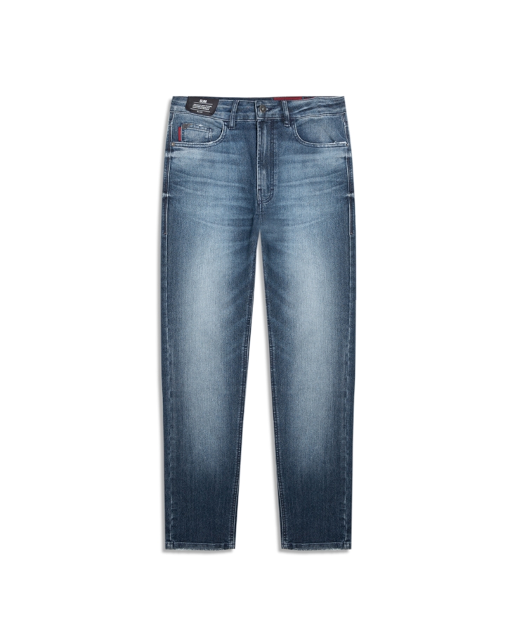 Calça Overcast Elastic Blue Slim Lav.Escuro C/Tank