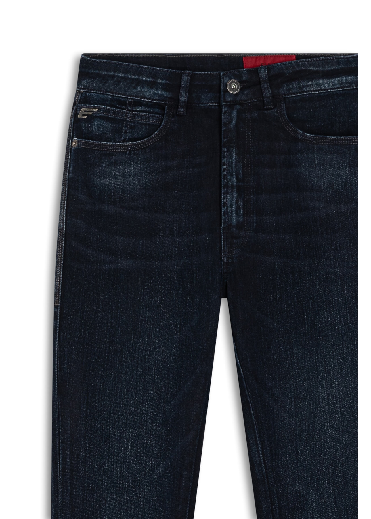Calça Overcast Elastic Slim 1897-Lav. Escuro C/Resina