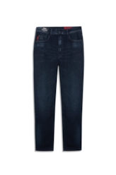Calça Overcast Elastic Straight 1897-Lav. Escuro C/Resina