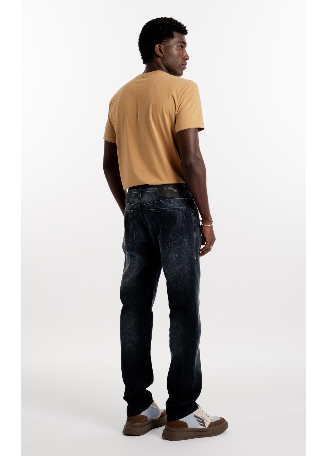 Calça Overcast Elastic Wide Escuro Com Rede