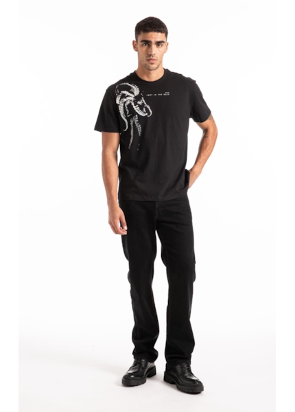 Calça Pacific Black Straight Lav.Black