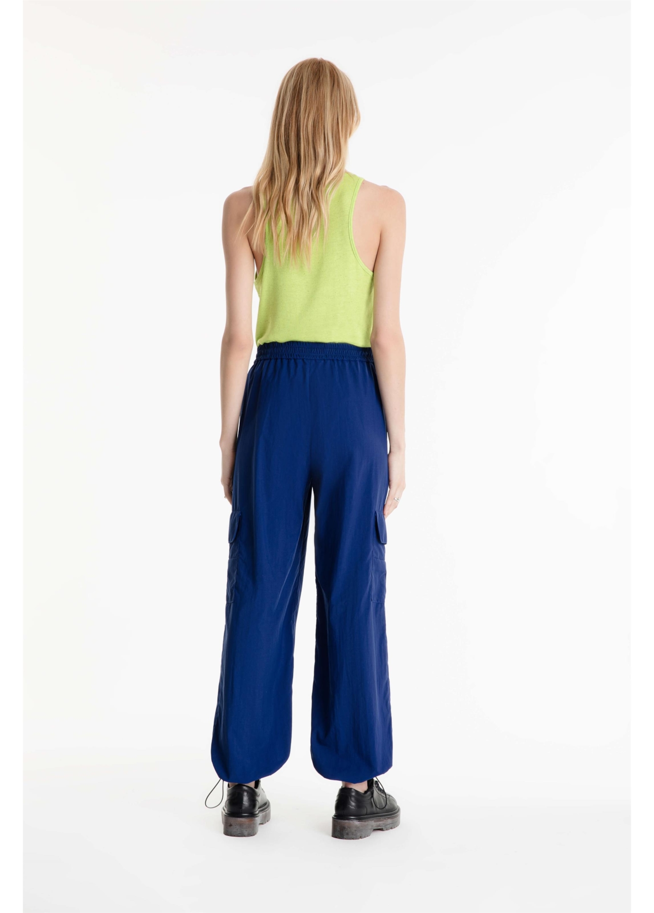 Calça Poliamida Parachute Pants Azul Bic