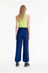 Calça Poliamida Parachute Pants Azul Bic