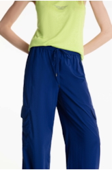 Calça Poliamida Parachute Pants Azul Bic
