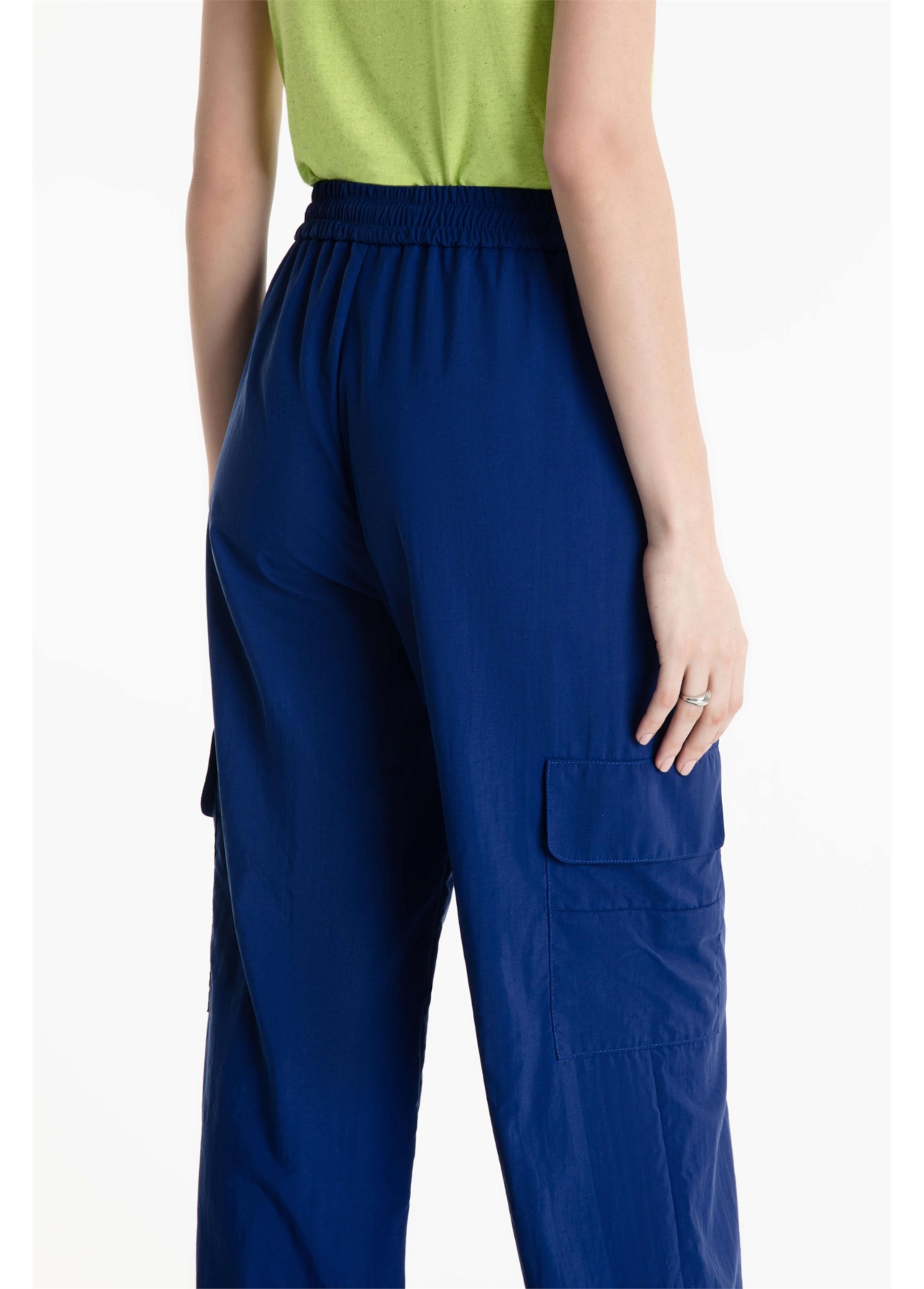 Calça Poliamida Parachute Pants Azul Bic