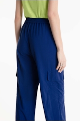 Calça Poliamida Parachute Pants Azul Bic