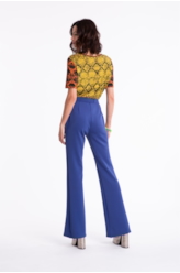 Calça Power Fit Flare Long Royal