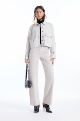 Calça Power Wide Leg Carpinteiro Silver