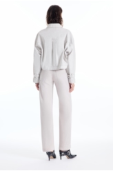 Calça Power Wide Leg Carpinteiro Silver