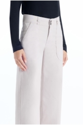 Calça Power Wide Leg Carpinteiro Silver