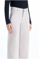 Calça Power Wide Leg Carpinteiro Silver