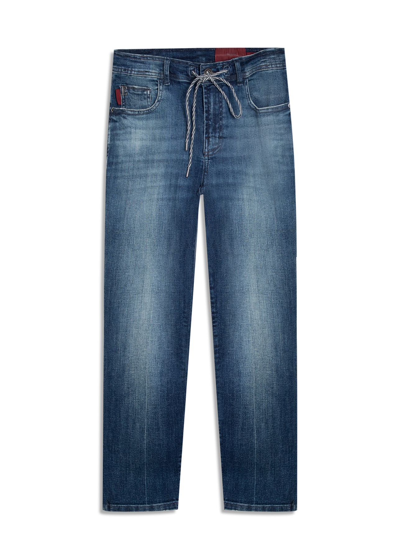 Calça Preppy Dark Flame 1929 Lav. Escuro C/ Grampos