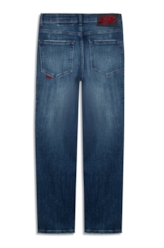 Calça Preppy Dark Flame 1929 Lav. Escuro C/ Grampos