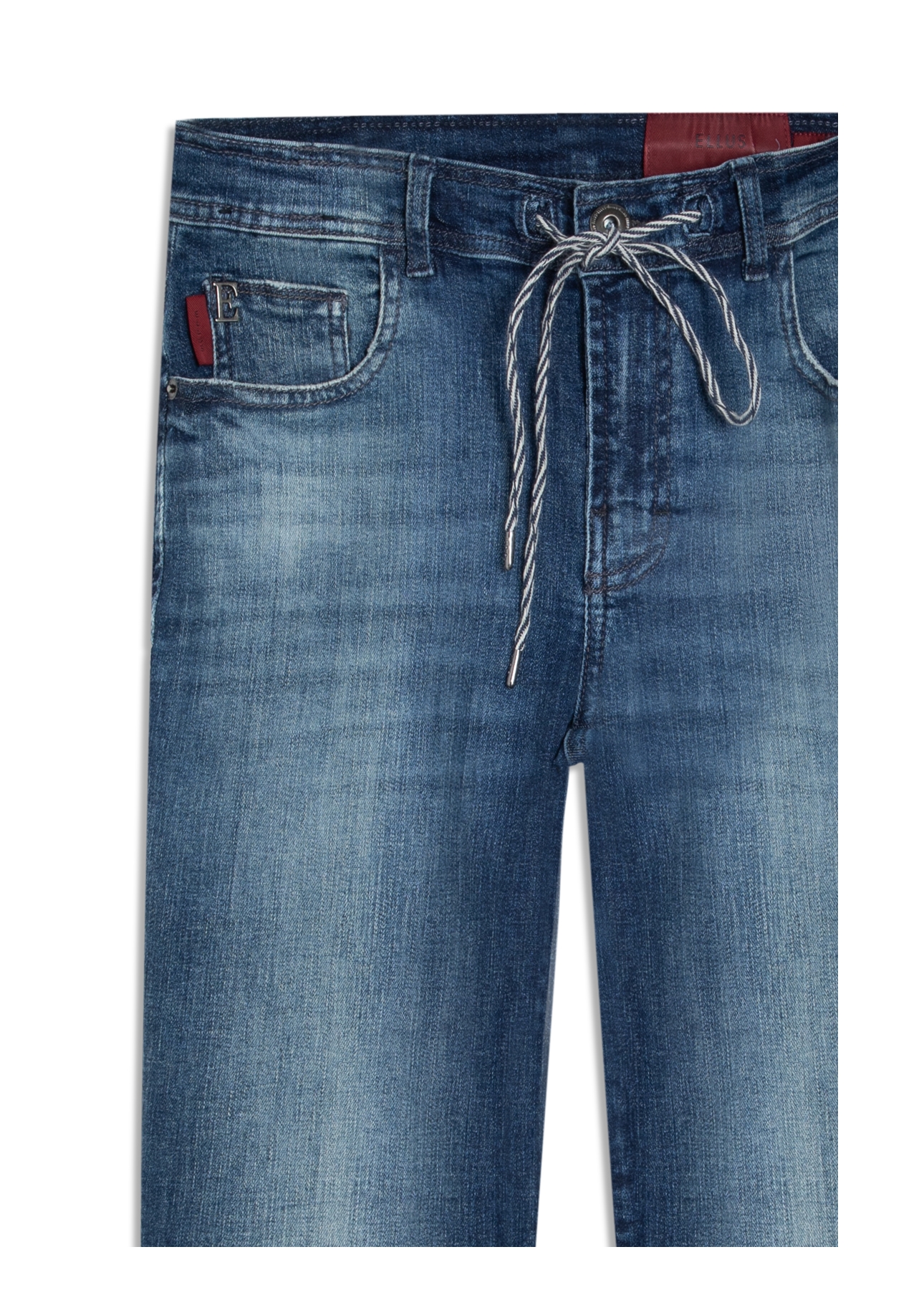 Calça Preppy Dark Flame 1929 Lav. Escuro C/ Grampos