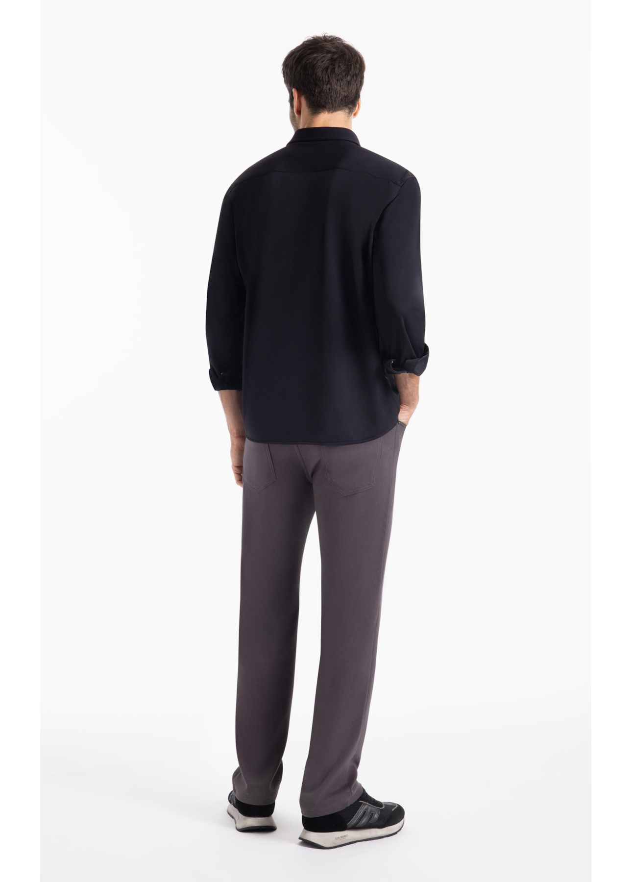 Calça Roma Classic Five Cinza Medio