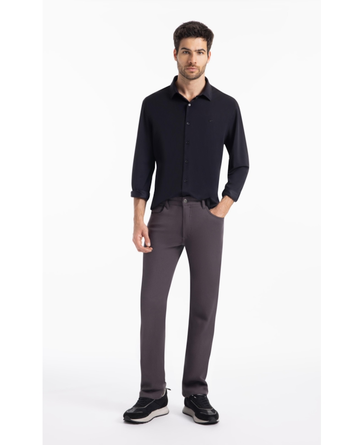 Calça Roma Classic Five Cinza Medio