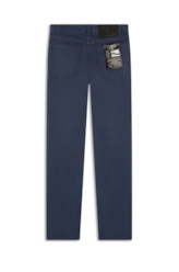 Calça Sarja Diagonal Slim Marinho