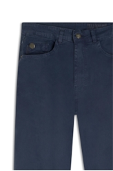 Calça Sarja Diagonal Slim Marinho