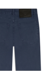Calça Sarja Diagonal Slim Marinho