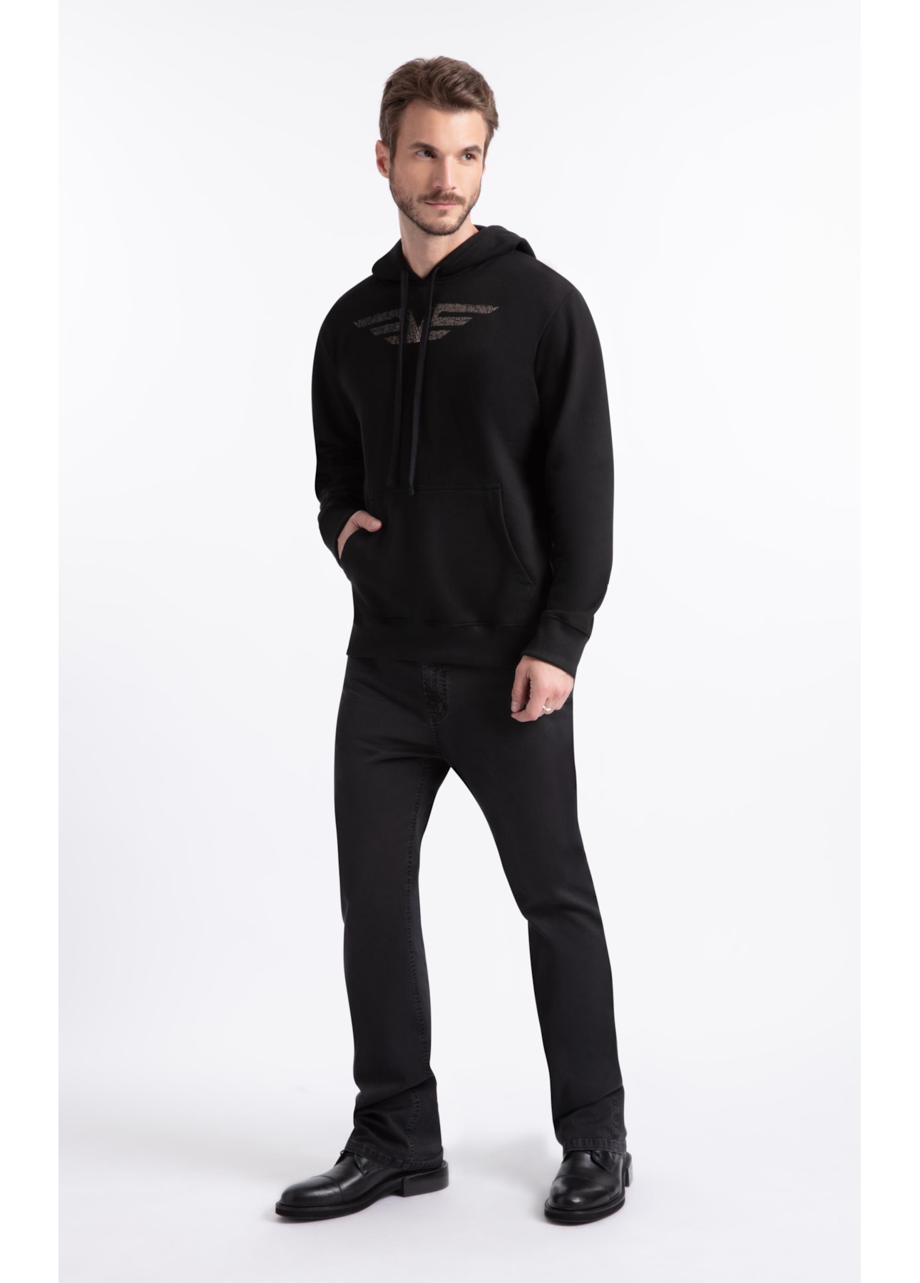 Calça Sarja Rain Boot Cut Plumbo