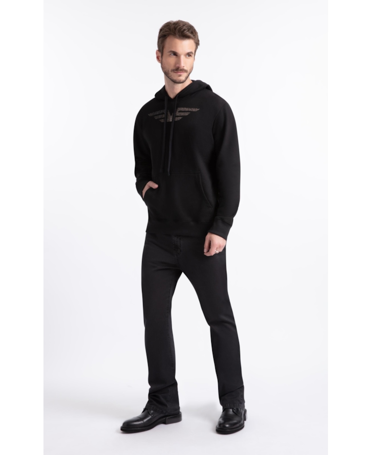 Calça Sarja Rain Boot Cut Plumbo