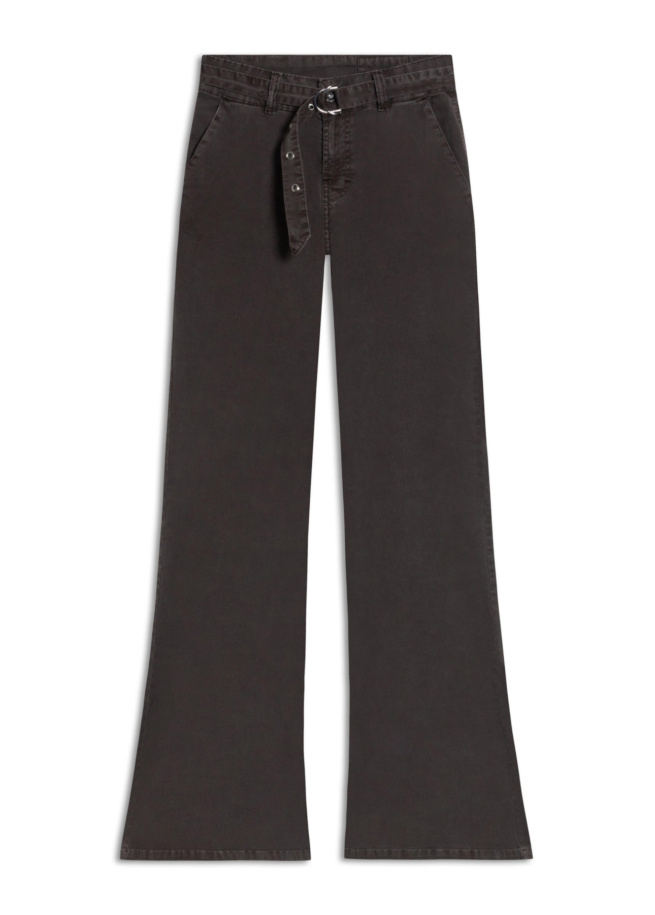 Calça Sarja Rain Flare Marrom Escuro
