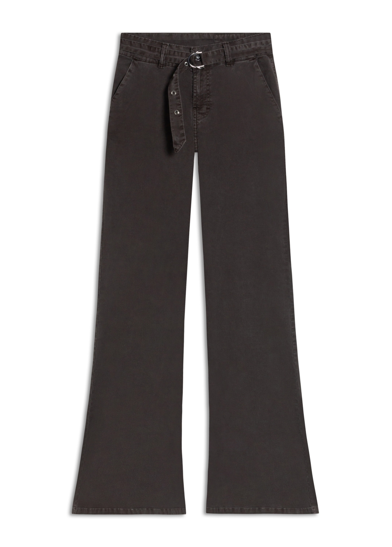 Calça Sarja Rain Flare Marrom Escuro