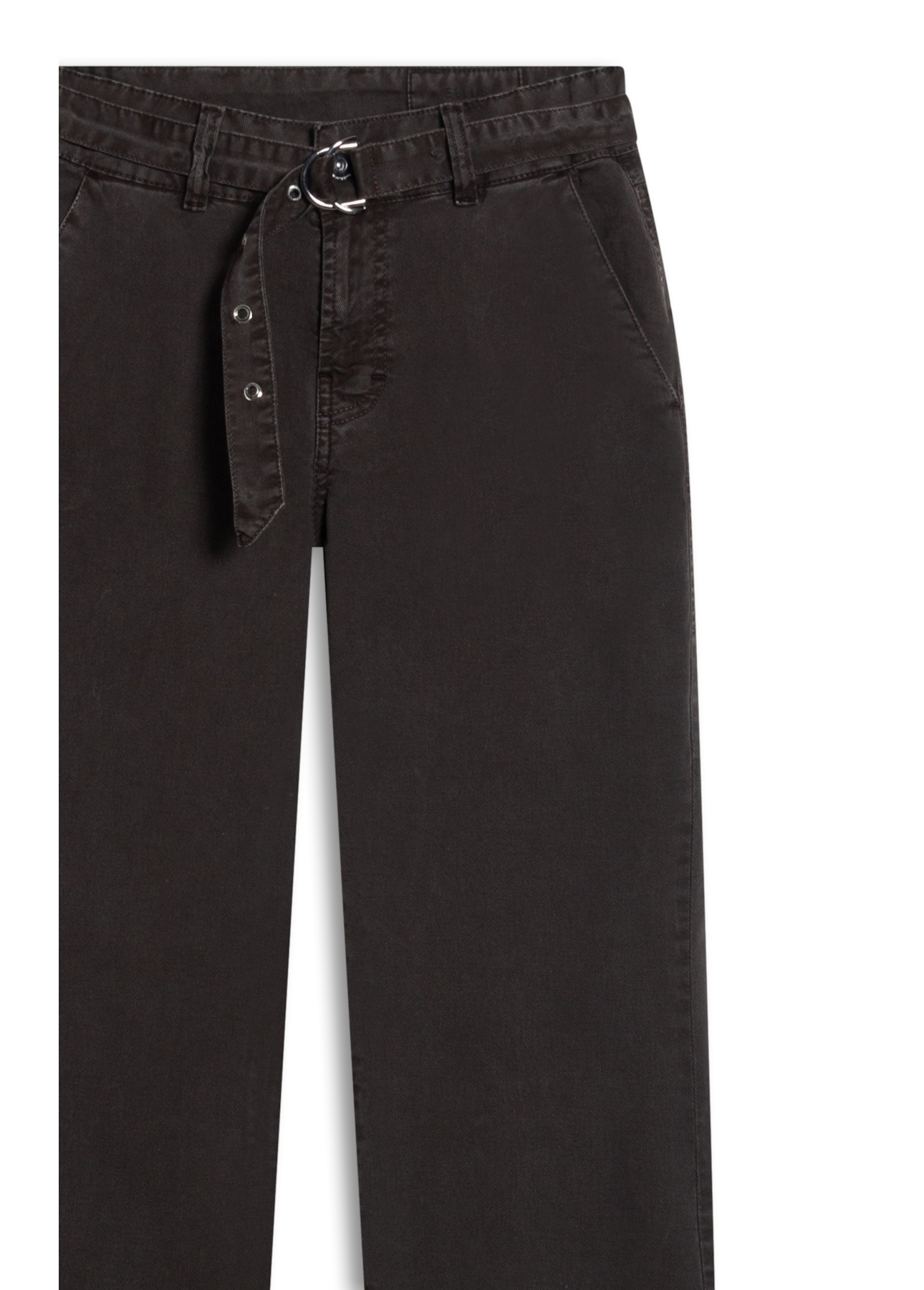 Calça Sarja Rain Flare Marrom Escuro