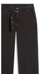 Calça Sarja Rain Flare Marrom Escuro