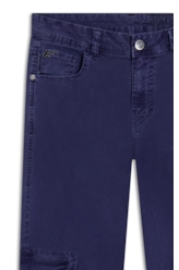 Calça Sarja Rain Low Rise Patt d Eph Cargo Purple Blue