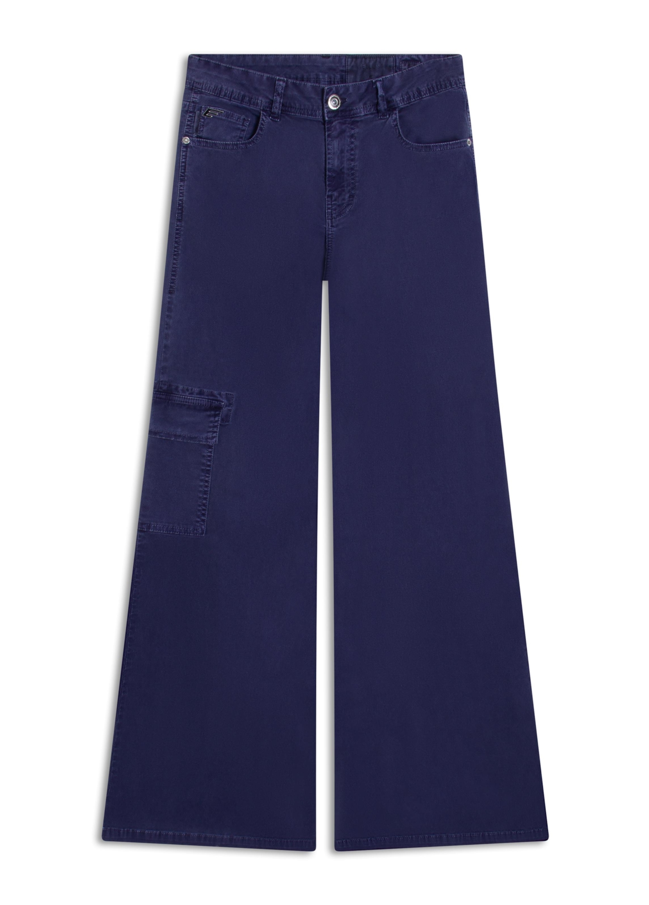Calça Sarja Rain Low Rise Patt d Eph Cargo Purple Blue