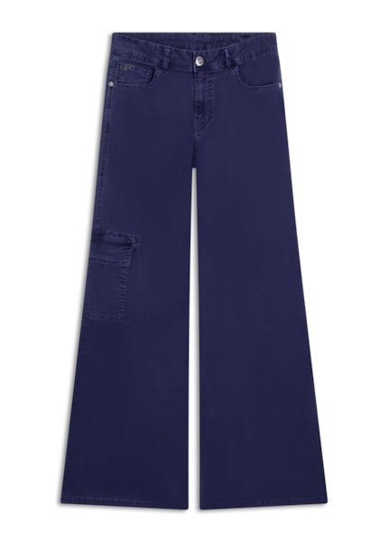 Calça Sarja Rain Low Rise Patt d Eph Cargo Purple Blue