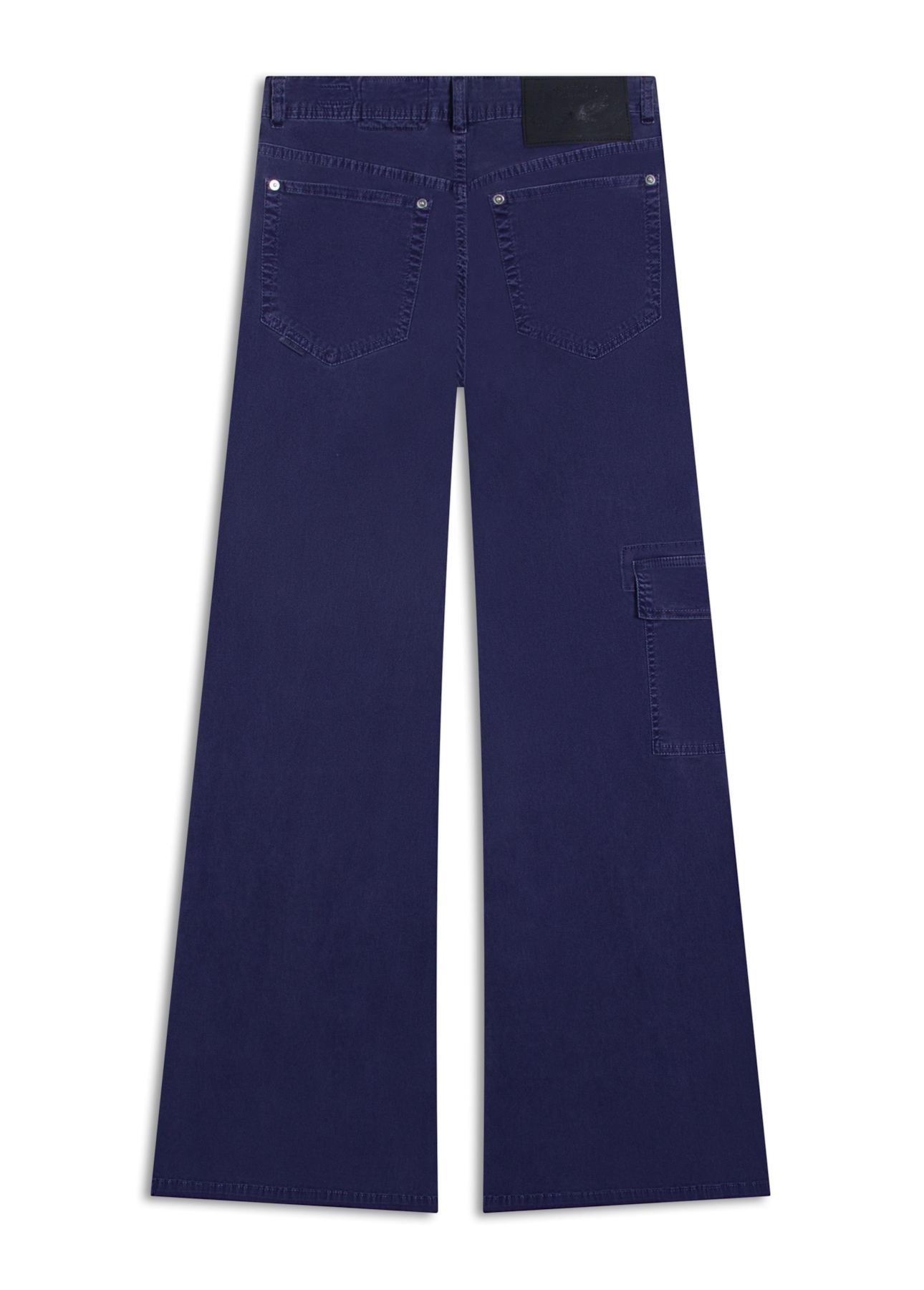 Calça Sarja Rain Low Rise Patt d Eph Cargo Purple Blue