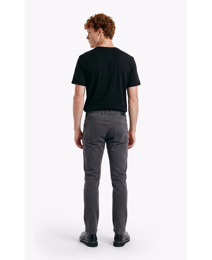 Calça Sarja Rain Slim 5 Pockets Cinza Medio