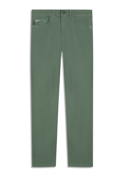 Calça Sarja Rain Slim 5 Pockets Verde Army