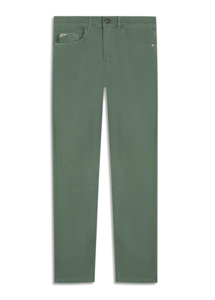 Calça Sarja Rain Slim 5 Pockets Verde Army