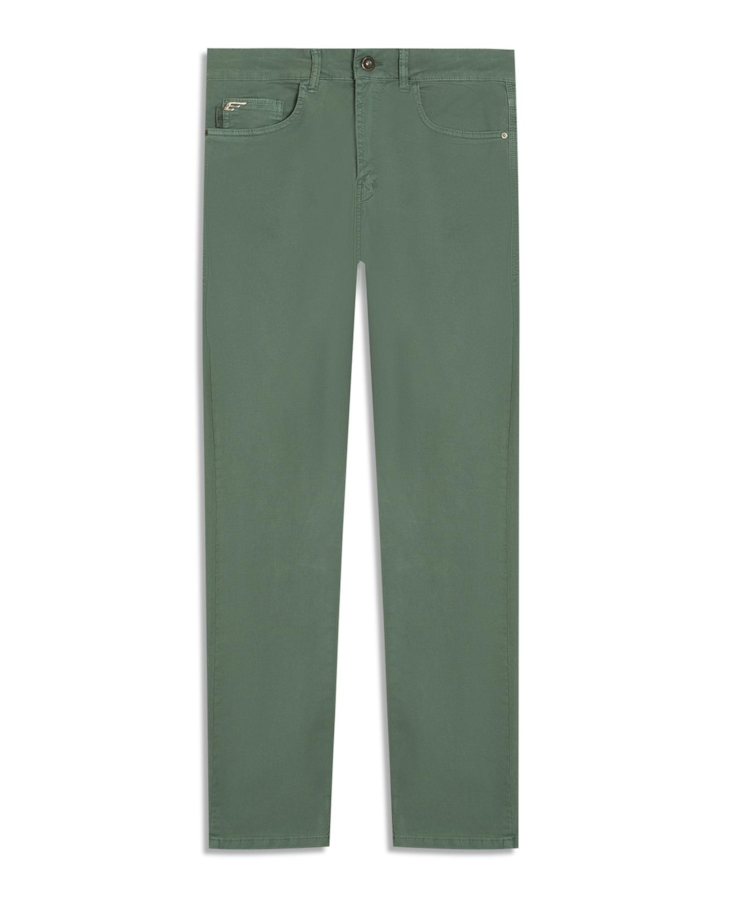 Calça Sarja Rain Slim 5 Pockets Verde Army