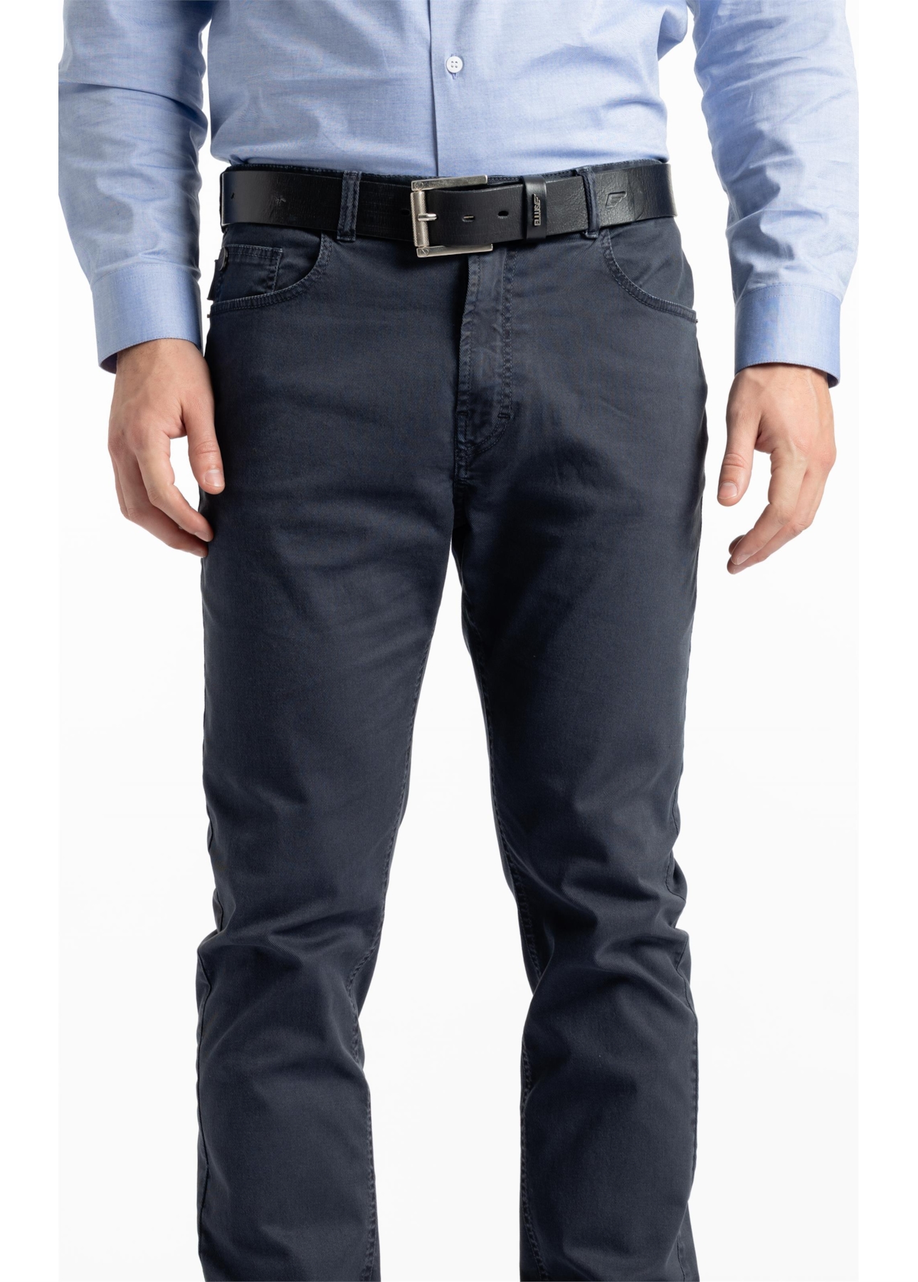 Calça Sarja Rain Slim Blue Grey