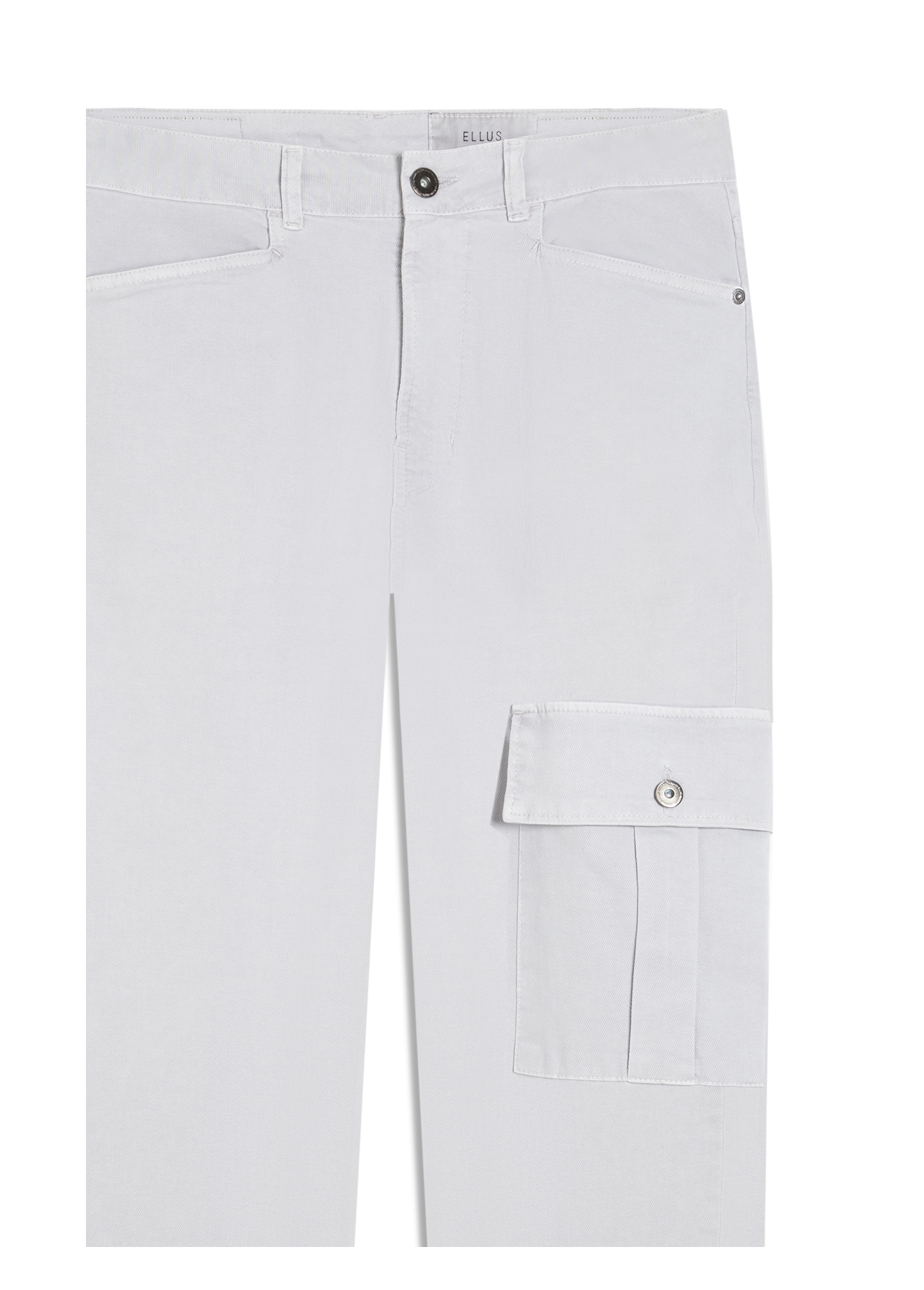 Calça Sarja Rain Slim Cargo Prata