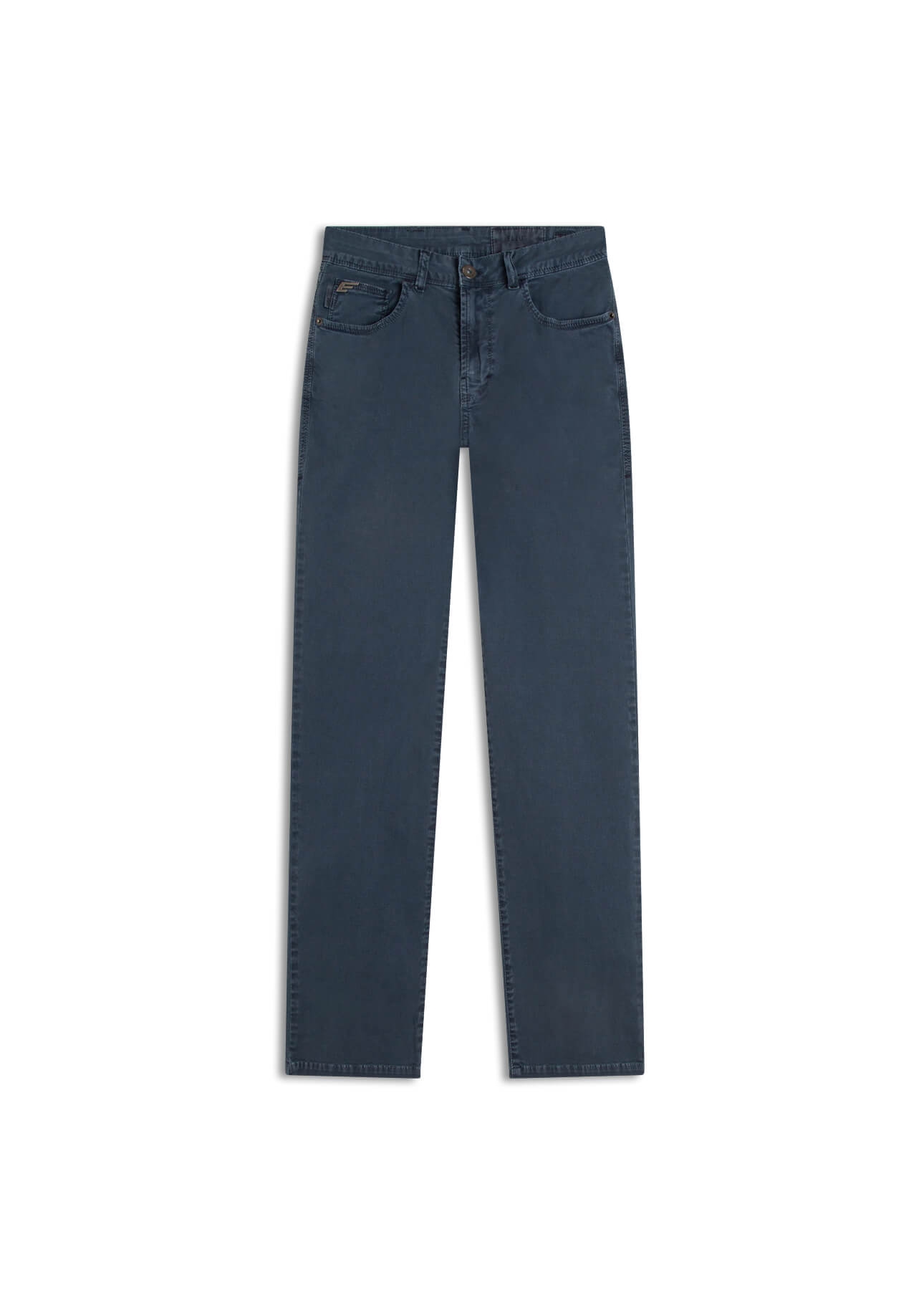 Calça Sarja Rain Slim Easa Azul Carbono