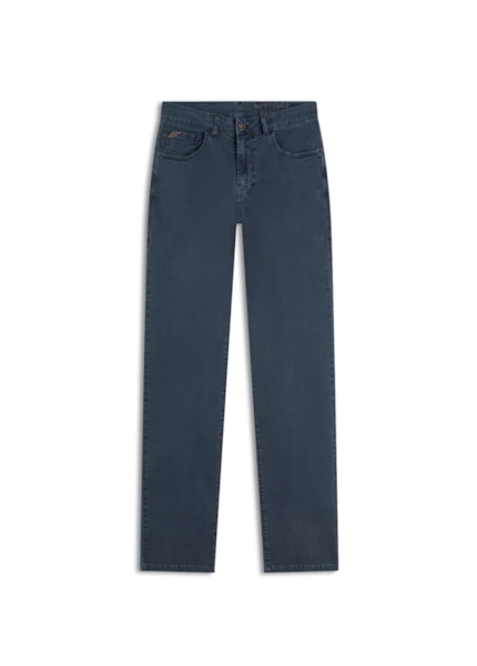 Calça Sarja Rain Slim Easa Azul Carbono