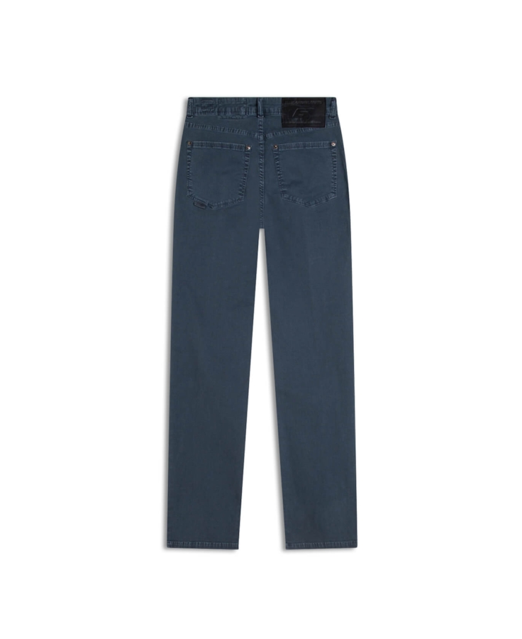 Calça Sarja Rain Slim Easa Azul Carbono
