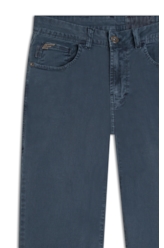 Calça Sarja Rain Slim Easa Azul Carbono