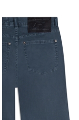 Calça Sarja Rain Slim Easa Azul Carbono