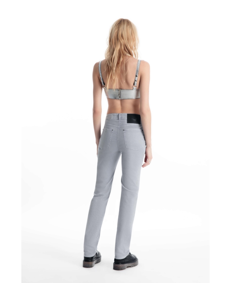 Calça Sarja Rain Slim Lavanda